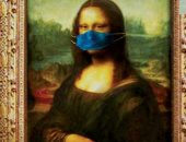 كاريكاتير صحيفة سعودية.. الموناليزا ترتدى كمامة خوفا من فيروس كورونا