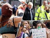 صور .. العالم هذا المساء ..رئيس الوزراء البريطانى يزور المناطق المنكوبة خلال الفيضانات..مسيرات نسائية فى أوروجواى احتفالا بيوم المرأة العالمى..اشتباكات عنيفة بين متظاهرين وقوات الأمن فى تشيلى