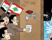 كاريكاتير صحيفة إماراتية.. انهيار الاقتصاد اللبنانى و العراقى  