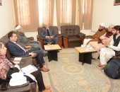 منظمة خريجى الأزهر تستقبل وفد مركز الدعوة الإسلامية فى باكستان