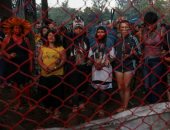 تظاهر السكان الأصليين بالبرازيل احتجاجا على قطع الأشجار