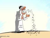 كاريكاتير صحيفة سعودية يسلط الضوء على مروجى الإشاعات 