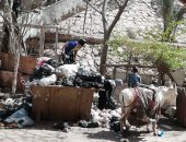 شكوى من انتشار القمامة فى منطقة آخر سهم ببشتيل ..صور 