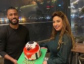 فيديو وصور.. حسام عاشور يحتفل بعيد ميلاده الـ 34