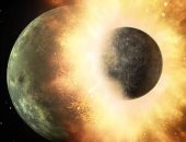 العثور على آثار كوكب قديم اصطدم بالأرض وساعد فى تكوين القمر
