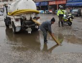 المرور يغلق طريقى رأس غارب - المنيا والزعفرانة - بنى سويف بسبب الطقس السيئ