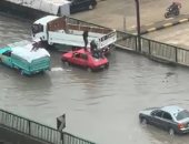 صور.. صعق كهربائى بسبب الأحوال الجوية ينهى حياة شابين بالجيزة