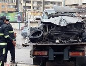 إصابة 4 أشخاص صدمتهم سيارة بمنطقة الاستاد فى طنطا