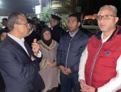 محافظ الفيوم يتفقد أعمال رفع تراكمات مياه الأمطار بمركزى إطسا وسنورس