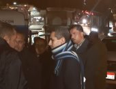 محافظ الغربية يتابع أعمال شفط مياه الأمطار من شوارع مدينة المحلة .. صور