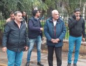 محافظ الجيزة يتفقد أعمال شفط مياه الأمطار بالشوارع.. صور 