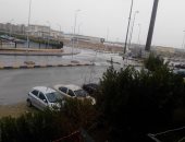 "شاركونا" قارىء يشارك بصورة للأمطار بالشيخ زايد