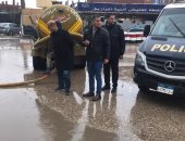 مساعدو وزير الداخلية يتفقدون الانتشار الشرطى بالشوارع لمواجهة الأمطار