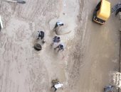 أهالى عزبة سوق السبت بالإسماعيلية يطالبون بشفط مياه الأمطار