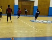 سموحه يستعد للمقاولون داخل الصالة المغطاة