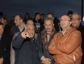 صور.. محافظ بني سويف يتابع الأعمال العاجلة لاحتواء تدفق مياه السيل بمخر سنور