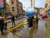 هطول أمطار متوسطة على أغلب قرى ومراكز أسيوط وحملات لشفط المياه.. صور