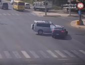 شرطة أبوظبي تستعين بمشاهد حوادث لتحذير المواطنين من كسر الإشارة.. فيديو