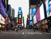 شوارع نيويورك مهجورة بسبب كورونا