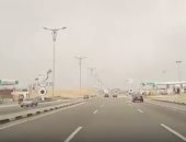 شاهد حركة المرور بمحور المشير المتجه من القاهرة الجديدة لوسط القاهرة
