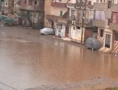 صور ..أهالى قرية بالغربية يطالبون بشفط مياه الأمطار