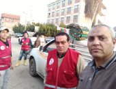 صور.. خيم إيواء لأهالى بحر البقر بالشرقية لغرق منزلهم بالأمطار بسبب انهيار جسر