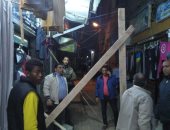 صور .. سقوط أجزاء خرسانية من عقار شرق الإسكندرية دون إصابات