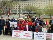 الجالية المصرية فى بلاد "العم سام" تكتب سطرا جديدا بسجل الوطنية.. وقفتان أمام البيت الأبيض والخارجية الأمريكية للمطالبة بحفظ أمن مصر المائي.. وتدخل إدارة ترامب لإعادة إثيوبيا للمفاوضات من جديد.. فيديو وصور