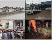 القوات المسلحة تعاون أجهزة الدولة فى التغلب على آثار الطقس السيئ.. فيديو