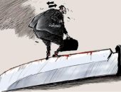 كاريكاتير صحيفة سعودية يسلط الضوء على أزمة اللاجئين