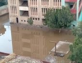 أهالى قرية أبو صير يستغيثون بسبب انتشار مياه الأمطار وصواعق الكهرباء