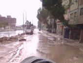 بعد الأمطار الغزيرة طريق ناهيا يتحول لكتل طينية والأهالى يناشدون المسئولين برصفه