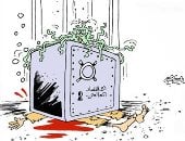 كاريكاتير صحيفة عمانية.. فيروس كورونا يسيطر على الاقتصاد العالمى