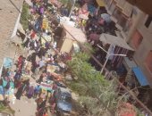خوفا من الكورونا.. قارئ يشكو تجمع بسوق الثلاثاء شارع العشرين بفيصل فى الجيزة