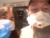 "لو حد جاله كورونا يكلمنا".. أحمد زاهر يظهر مع بناته بـ"الكمامات" على تيك توك