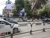 المرور: حواجز حديدية لفصل السيارات بمحيط غلق شارع يوسف عباس بمدينة نصر