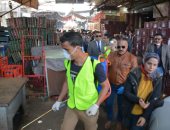 صور.. حملة لتطهير سوق الجملة للخضار والفاكهة وشوارع مدينة المنصورة