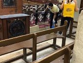 مبادرة شبابية لتطهير المساجد والكنائس للحد من العدوى بقرية عرابة بسوهاج