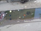 شكوى من انتشار مياه الصرف الصحى بشارع أرسلان بروض الفرج 