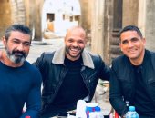صورة.. لقاء "المنسى" أمير كرارة و"الفتوة" ياسر جلال فى "اللوكيشن"