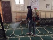 تطهير وتعقيم المساجد والزوايا بالشرقية للوقاية من "كورونا".. صور