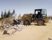 حملة مكبرة لإزالة التعديات على أراضى الدولة بالوادى الجديد