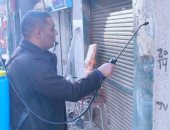 صور.. أهالى شبين القناطر يتطوعون بتعقيم المنازل والمحال ضد "كورونا"