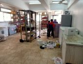 صور.. حريق محدود بمخزن أغذية دار أيتام بالزقازيق