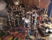 رفع 180 حالة إشغال ومصادرة الشيشة من مقاهى شمال الجيزة