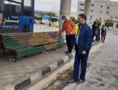 جهاز مدينة بدر ينظم حملات تطهير وتعقيم فى موقف الأتوبيس الرئيسى بالمدينة 