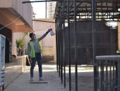 تدشين حملة خليك ايجابى لتعقم دار المسنين بالإسكندرية..صور