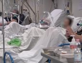 لقطات مرعبة من داخل مستشفى فى إيطاليا تظهر كارثة مرضى كورونا.. فيديو 