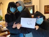 بالكمامة وفيديو طريف.. آسر ياسين يحتفل بعيد الأم ويتحدى كورونا.. اعرف القصة