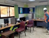 تعقيم مواقع شركة مياه الشرب بالمنوفية ضمن الإجراءات الاحترازية لمواجهة كورونا